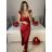 Šaty dlouhé letní elegantní na ramínka dámské (S/M ONE SIZE) ITALSKÁ MÓDA IMPBB23B23897/DU -   Černá -   S/M