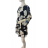 Šaty šifonové oversize dlouhý rukáv dámské (S/M/L ONE SIZE) ITALSKÁ MÓDA IMWY23160-1/DU -   Černá -   M/L