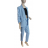 Souprava elegantní sako kalhoty dámská (M/L) ITALSKÁ MÓDA IMWKK24BEATT/DU -   světle modrá -   M/L