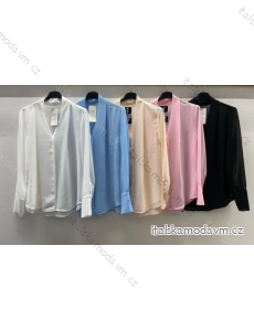 Košile dlouhý rukáv dámská (S/M ONE SIZE) ITALSKÁ MÓDA IMPDY24HD4403