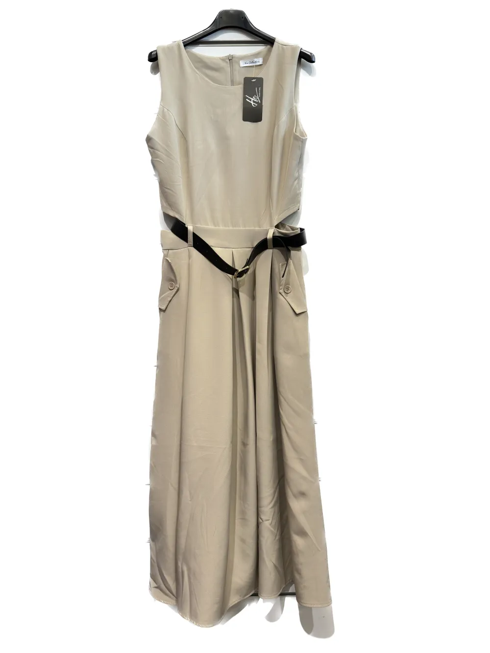 Šaty dlouhé elegantní bez rukávu dámské (S/M ONE SIZE) ITALSKÁ MÓDA IMPSH2431283