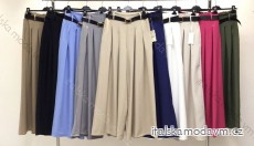 Kalhoty s páskem dlouhé dámské (S/M/L ONE SIZE) ITALSKÁ MÓDA IMWCP24073