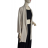 Sako predĺžené dlhý rukáv dámske (S/M/L ONE SIZE) TALIANSKA MÓDA IMD24001/DUR -   červená -   M / L