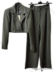 Souprava elegantní sako a kalhoty dámská (S-XL) ITALSKÁ MÓDA IMWAA234117/DU