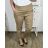 Kalhoty strečové dámské nadrozměr (2XL/3XL ONE SIZE) ITALSKá MóDA IM424127
