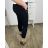 Kalhoty strečové dámské nadrozměr (2XL/3XL ONE SIZE) ITALSKá MóDA IM424127
