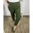 Nohavice strečové dámske nadrozmer (2XL/3XL ONE SIZE) TALIANSKA MóDA IM424127/DR 2XL/3XL hnedá