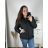 Bunda slabá dámska (xl-6xl) POLSKÁ MÓDA PME22SP2208/DR 6XL černá