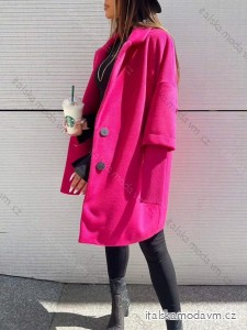 Kabát overize dlouhý rukáv dámský (S/M/L ONE SIZE) ITALSKÁ MÓDA IMWAE24054