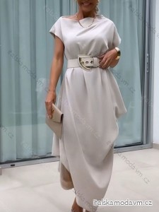Šaty elegantní oversizedlouhý rukáv dámské (S/M/L ONE SIZE) ITALSKÁ MÓDA IMWAE24060