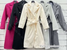 Kabát dlouhý rukáv dámský (S/M ONE SIZE) ITALSKÁ MÓDA IMWCP24125
