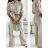 Souprava mušelínová košile a kalhoty dámská (S/M/L ONE SIZE) ITALSKÁ MÓDA IMWBH24012