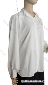 Košile elegantní dlouhý rukáv dámská (M/L ONE SIZE) ITALSKá MODA IM724004/DUR