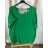 Tunika elegantní krátký rukáv dámská nadrozměr (2XL/3XL ONE SIZE) ITALSKÁ MODA IM424STELLA/DR