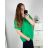 Tunika elegantní krátký rukáv dámská nadrozměr (2XL/3XL ONE SIZE) ITALSKÁ MODA IM424STELLA/DR