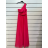 Šaty dlouhé společenské bez rukávu dámské (S/M ONE SIZE) ITALSKÁ MÓDA IMPSH2450094 světle modrá S/M