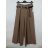 Kalhoty dlouhé oversize elegantní s páskem dámské (S/M/L ONE SIZE) ITALSKá MODA IM324060