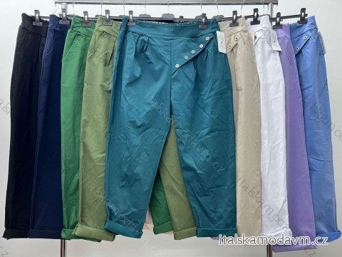 Kalhoty dlouhé dámské nadrozměr (6XL/7XL ONE SIZE) ITALSKá MóDA IM424256