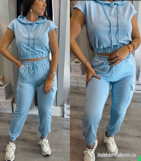 Kalhoty dlouhé dámské nadrozměr (5XL/6XL ONE SIZE) ITALSKá MóDA IM424259