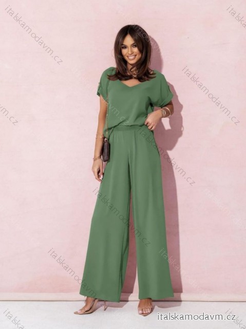 Súprava letná oversize tunika a nohavice dámska (S/M/L ONE SIZE) TALIANSKA MÓDA IMD24053