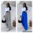 Nohavice dlhé elegantné s opaskom dámske (S/M ONE SIZE) TALIANSKA MÓDA IMD24080
