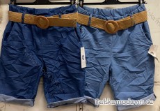 Kraťasy šortky s páskem dámské (L/XL ONE SIZE) ITALSKÁ MÓDA IMC24157