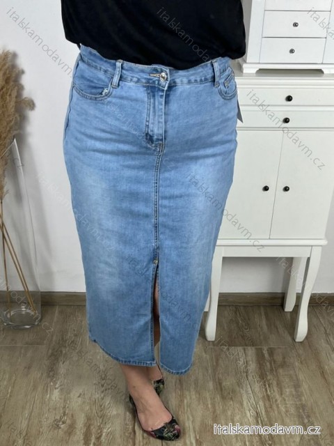 Sukňa dlhá riflová dámska (M-3XL) RE-DRESS RED24RE68/DR