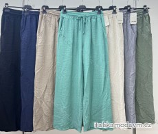 Kalhoty bavlněné dámské (L/XL ONE SIZE) ITALSKá MóDA IM424283
