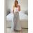 Nohavice dlhé dámske (S/M/L ONE SIZE) TALIANSKA MÓDA IMWAD24033/DU -   šedá -   M / L