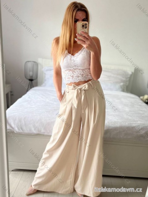 Nohavice dlhé dámske (S/M/L ONE SIZE) TALIANSKA MÓDA IMWAD24033/DU