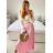 Sukňa skladaná dlhá dámska (S/M ONE SIZE) TALIANSKA MÓDA IMM24M9176