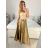 Sukně dlouhá dámská (S/M ONE SIZE) ITALSKá MODA IM323026/DUR S/M béžová