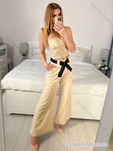 Kalhoty dlouhé oversize dámské (S/M/L ONE SIZE) ITALSKá MODA IM324003