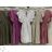 Šaty volnočasové mušelínové krátký rukáv dámské (S/M ONE SIZE) ITALSKÁ MÓDA IMC24195