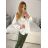 Košile saténová dlouhý rukáv dámské (S/M/L ONE SIZE) ITALSKá MóDA IM322560/DR M/L červená