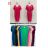 Šaty elegantní krátký rukáv dámské nadrozměr (3XL/4XL/5XL ONE SIZE) ITALSKá MóDA IM424220
