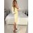 Šaty dlhé elegantný dlhý rukáv dámske (S/M ONE SIZE) TALIANSKA MÓDA IMM23M29700/DU-1-   béžová -   S / M