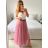 Sukňa dlhá tylová dámska (S/M ONE SIZE) TALIANSKA MÓDA IMM23M22197/DU -   fialová,   S/M