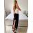 Sukně dlouhá dámská (S/M ONE SIZE) ITALSKÁ MÓDA IMWD24148/DUR -   Černá -   S/M