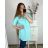 Tunika prodloužená 3/4 rukáv dámská nadrozměr (2XL/3XL/4XL ONE SIZE) ITALSKá MóDA IM324SUMER/DUR černá 2XL/3XL