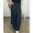 Sukně dlouhá  dámská (L/XL/2XL ONE SIZE) ITALSKÁ MÓDA IM424JUDITA/DR XL/2XL Černá