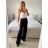 Kalhoty dlouhé elegantní dámské (S/M/L ONE SIZE) ITALSKÁ MÓDA IMPLP2437150090