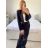 Sako dlhý rukáv dámske (S/M ONE SIZE) TALIANSKA MÓDA IMPLP2386440090/DU S/M čierna
