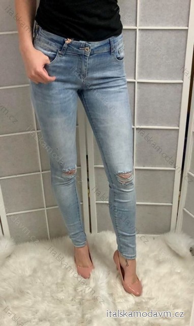 Rifle jeans dámske (XS-XL) YES PINK IM919WL994/DRS modrá