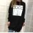 Šaty mikinové oversize dlouhý rukáv dámské (UNI S/M/L/XL) ITALSKÁ MÓDA IMM21655W/DR BÍLÁ