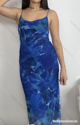 Šaty elegantní letní na ramínka dámské (S/M ONE SIZE) ITALSKÁ MÓDA IMPMD2433287