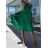 Šaty letní skládané bez rukávu dámské (S/M/L ONE SIZE) ITALSKÁ MÓDA IMWGB24029 bílá S/M