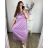 Šaty dlhé elegantný icecool krátky rukáv dámske (M/L, XL/XXL) AINUOSI TALIANSKA MODA IMB249027