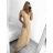 Šaty spoločenské elegantný krátky rukáv dámske (S/M ONE SIZE) TALIANSKA MÓDA IMPSH243589L tmavo oranžová S/M