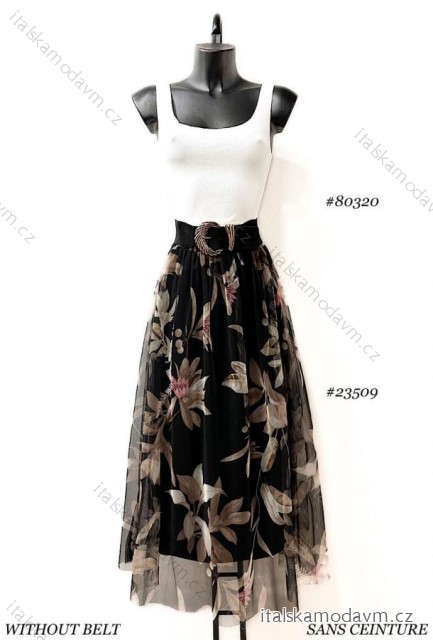 Sukňa dlhá dámska (38/40 ONE SIZE) TALIANSKA MÓDA IMPES2423509-1